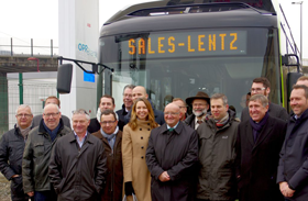 Volvo-Fahrbibliotheken der Städte Bremen, München, Flensburg und Hamburg